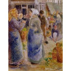 The Market Painting Reproduction