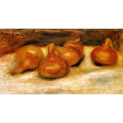 Still Life with Onions Painting Reproduction