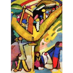 Study for Improvisation 8 Painting Reproduction