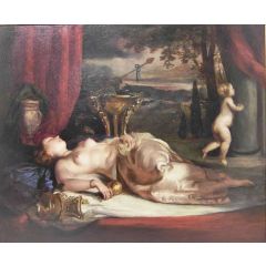 Nude asleep Painting Reproduction