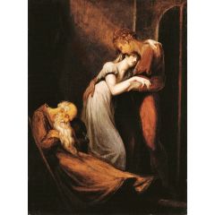 Huon and Amanda with the Dead Alphonso Painting Reproduction