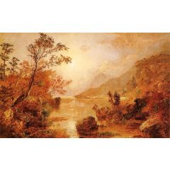 Autumn in the Highlands of the Hudson Painting Reproduction