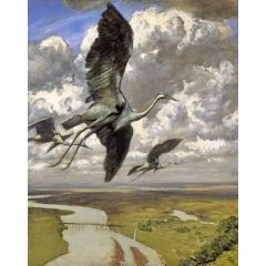 Wondrous birds Painting Reproduction
