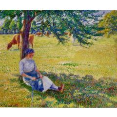 Cowgirl, Eragny Painting Reproduction