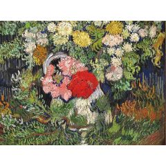 Flowers in a Vase Painting Reproduction