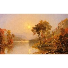 Winding River Painting Reproduction