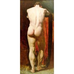 Standing Male Nude Painting Reproduction