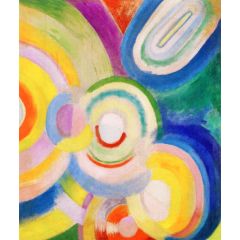 Colored Discs Painting Reproduction