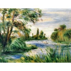 The Banks of the River Painting Reproduction