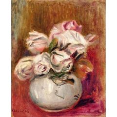 White Roses Painting Reproduction
