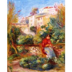 The Terrace at Cagnes Painting Reproduction