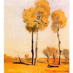 Spanish Landscape Painting Reproduction