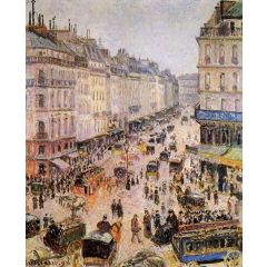 Rue Saint-Lazare Painting Reproduction