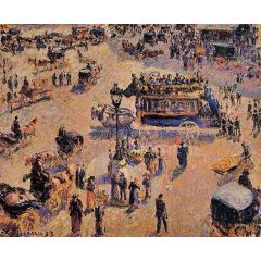 Place Saint-Lazare Painting Reproduction