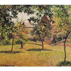 The Barn, Morning, Eragny Painting Reproduction