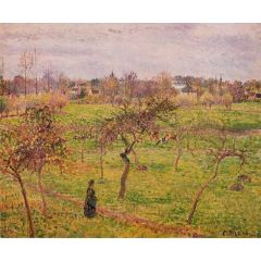 Meadow at Eragny Painting Reproduction