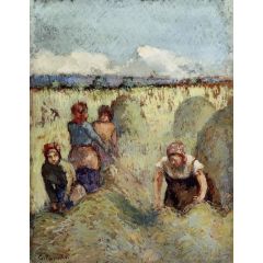 Haymaking Painting Reproduction