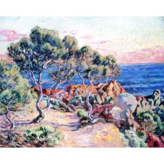 The Rocks at Agay Painting Reproduction