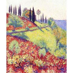 Colline de l’atelier d’Henri Martin à Marqueyrol Painting Reproduction
