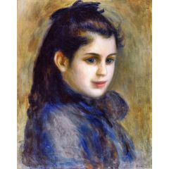 Head of a Girl Painting Reproduction