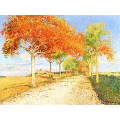 The Road to Cailhau Painting Reproduction