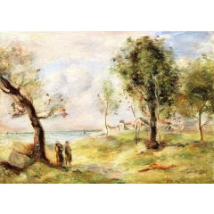 Landscape after Corot Painting Reproduction