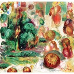 Heads, Trees and Fruit Painting Reproduction