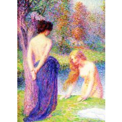 Women Bathing Painting Reproduction