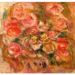 Study of Roses Painting Reproduction