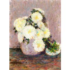 Flowers in a Vase Painting Reproduction