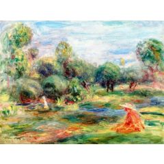 Landscape at Cagnes Painting Reproduction