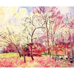 The First Day of Spring Painting Reproduction