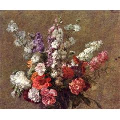 Larkspur Painting Reproduction