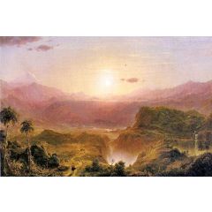 The Andes of Ecuador Painting Reproduction