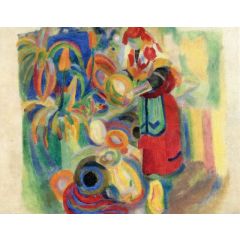 Study for La Grande Portugaise Painting Reproduction