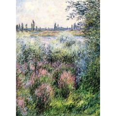 By the Seine, a Corner of the Bank Painting Reproduction