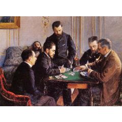 Game of Bezique Painting Reproduction