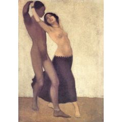 Neger und Taenzerin Painting Reproduction