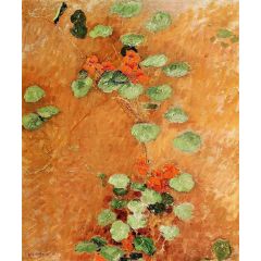 Nasturtiums Painting Reproduction
