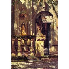 Sunlight and Shadow: Study Painting Reproduction