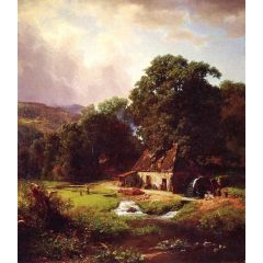 The Old Mill Painting Reproduction