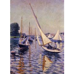 Regatta at Argenteuil Painting Reproduction