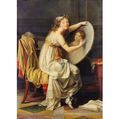 Portrait of Mademoiselle Ducreux Painting Reproduction
