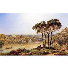 Summer, Noonday on the Arno Painting Reproduction