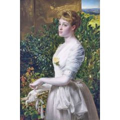 Portrait Of Julia Smith Caldwell Painting Reproduction