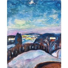 Starry Night Painting Reproduction