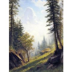 Among the Bernese Alps Painting Reproduction