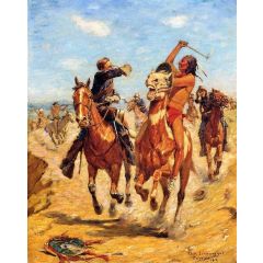 The Duel Painting Reproduction