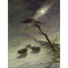 Driving Snow Painting Reproduction