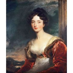 Portrait of Mrs James Fraser of Castle Fraser Painting Reproduction